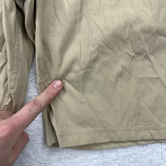 Icebreaker Merino Men's Khaki Cargo Shorts Size 40 Wool Blend Outdoor Casual